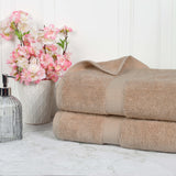 Madison Egyptian Cotton Plush Thick Absorbent Bath Sheet Set of 2