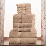 Madison Egyptian Cotton Plush Heavyweight 10 Piece Towel Set