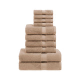 Madison Egyptian Cotton Plush Heavyweight 10 Piece Towel Set