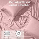 1200 Thread Count Cotton Rich Solid Deep Pocket Bed Sheet Set