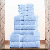 Madison Egyptian Cotton Plush Heavyweight 10 Piece Towel Set