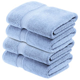 Egyptian Cotton Plush Heavyweight Bath Towel Set of 4