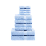 Madison Egyptian Cotton Plush Heavyweight 10 Piece Towel Set