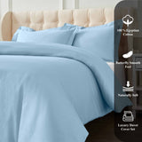 1200 Thread Count Egyptian Cotton Solid Duvet Cover Set