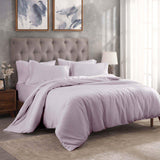 Egyptian Cotton 300 Thread Count Solid Luxury Duvet Cover Set