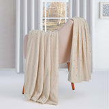 Fleece Plush Medium Weight Fluffy Soft Decorative Blanket Or Throw