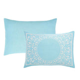 Lyron Cotton Blend Woven Jacquard Floral Scroll Bedspread Set