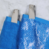Cotton Marble and Solid Quick Dry 10 Piece Assorted Bathroom Towel Set