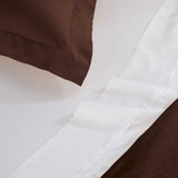 Egyptian Cotton 300 Thread Count Solid Luxury Duvet Cover Set