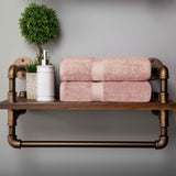 Madison Egyptian Cotton Plush Thick Absorbent Bath Towel Set of 2