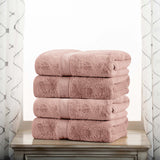 Egyptian Cotton Plush Heavyweight Bath Towel Set of 4