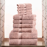 Madison Egyptian Cotton Plush Heavyweight 10 Piece Towel Set