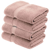 Egyptian Cotton Plush Heavyweight Bath Towel Set of 4