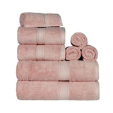 Madison Egyptian Cotton Plush Heavyweight 8 Piece Towel Set
