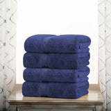 Egyptian Cotton Plush Heavyweight Bath Towel Set of 4