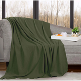 Nobel Cotton Textured Jacquard Chevron Lightweight Woven Blanket