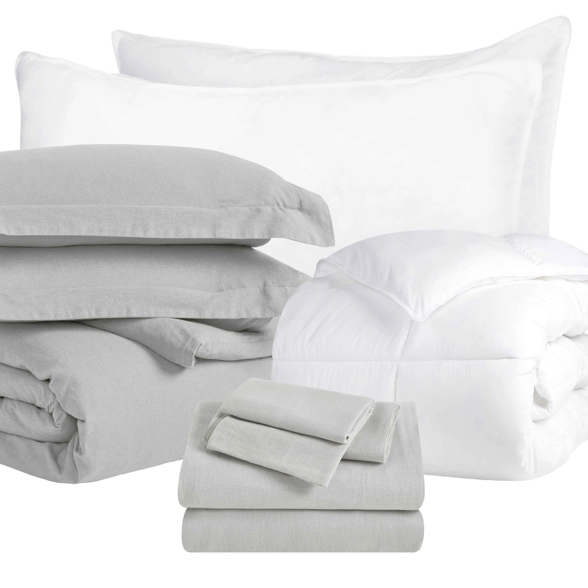11-Piece Relaxed Comfort Move-In Bedding Bundle