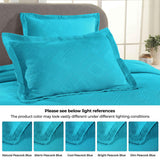 Cotton Jacquard Matelassé Scalloped Geometric Fret Bedspread Set