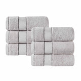Niles Egyptian Giza Cotton Plush Thick Absorbent Hand Towel Set of 6
