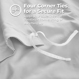 1200 Thread Count Egyptian Cotton Solid Duvet Cover Set