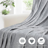 Fleece Plush Medium Weight Fluffy Soft Decorative Blanket Or Throw