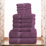 Madison Egyptian Cotton Plush Heavyweight 10 Piece Towel Set
