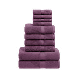Madison Egyptian Cotton Plush Heavyweight 10 Piece Towel Set
