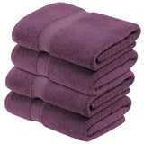 Egyptian Cotton Plush Heavyweight Bath Towel Set of 4