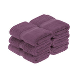 Superior Madison Egyptian Cotton Plush Face Towel Washcloth Set of 6