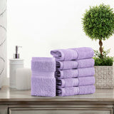 Superior Madison Egyptian Cotton Plush Face Towel Washcloth Set of 6