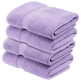 Egyptian Cotton Plush Heavyweight Bath Towel Set of 4