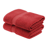 Madison Egyptian Cotton Plush Thick Absorbent Bath Towel Set of 2