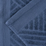 Basketweave Jacquard and Solid 6 Piece Egyptian Cotton Towel Set