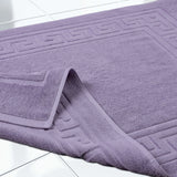 Egyptian Cotton Greek Key Infinity Border Bath Mat Set of 2