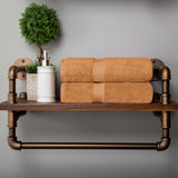 Madison Egyptian Cotton Plush Thick Absorbent Bath Towel Set of 2