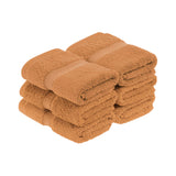 Superior Madison Egyptian Cotton Plush Face Towel Washcloth Set of 6