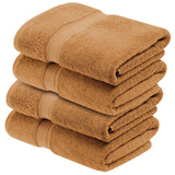 Egyptian Cotton Plush Heavyweight Bath Towel Set of 4
