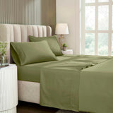 1200 Thread Count Cotton Rich Solid Deep Pocket Bed Sheet Set