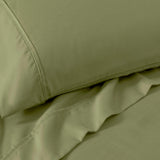 1200 Thread Count Cotton Rich Solid Deep Pocket Bed Sheet Set