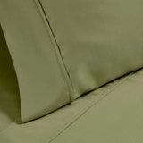 1200 Thread Count Cotton Rich Solid Deep Pocket Bed Sheet Set