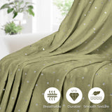 Fleece Plush Medium Weight Fluffy Soft Decorative Blanket Or Throw