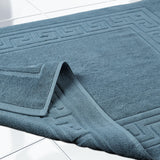 Egyptian Cotton Greek Key Infinity Border Bath Mat Set of 2