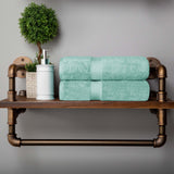 Madison Egyptian Cotton Plush Thick Absorbent Bath Towel Set of 2