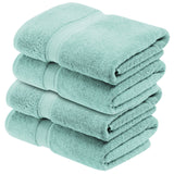 Egyptian Cotton Plush Heavyweight Bath Towel Set of 4