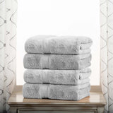 Egyptian Cotton Plush Heavyweight Bath Towel Set of 4