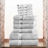 Madison Egyptian Cotton Plush Heavyweight 10 Piece Towel Set