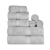 Madison Egyptian Cotton Plush Heavyweight 8 Piece Towel Set