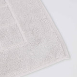 Nora Cotton Solid Absorbent Thick Checkered Washable Bath Mat Set of 2