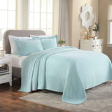Solitaire Jacquard Matelassé Cotton Diamond Solitaire Bedspread Set