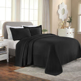 Solitaire Jacquard Matelassé Cotton Diamond Solitaire Bedspread Set